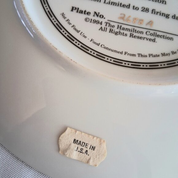 1994 The Hamilton Collection "In Her Steps" Plate - Picture 7 of 10